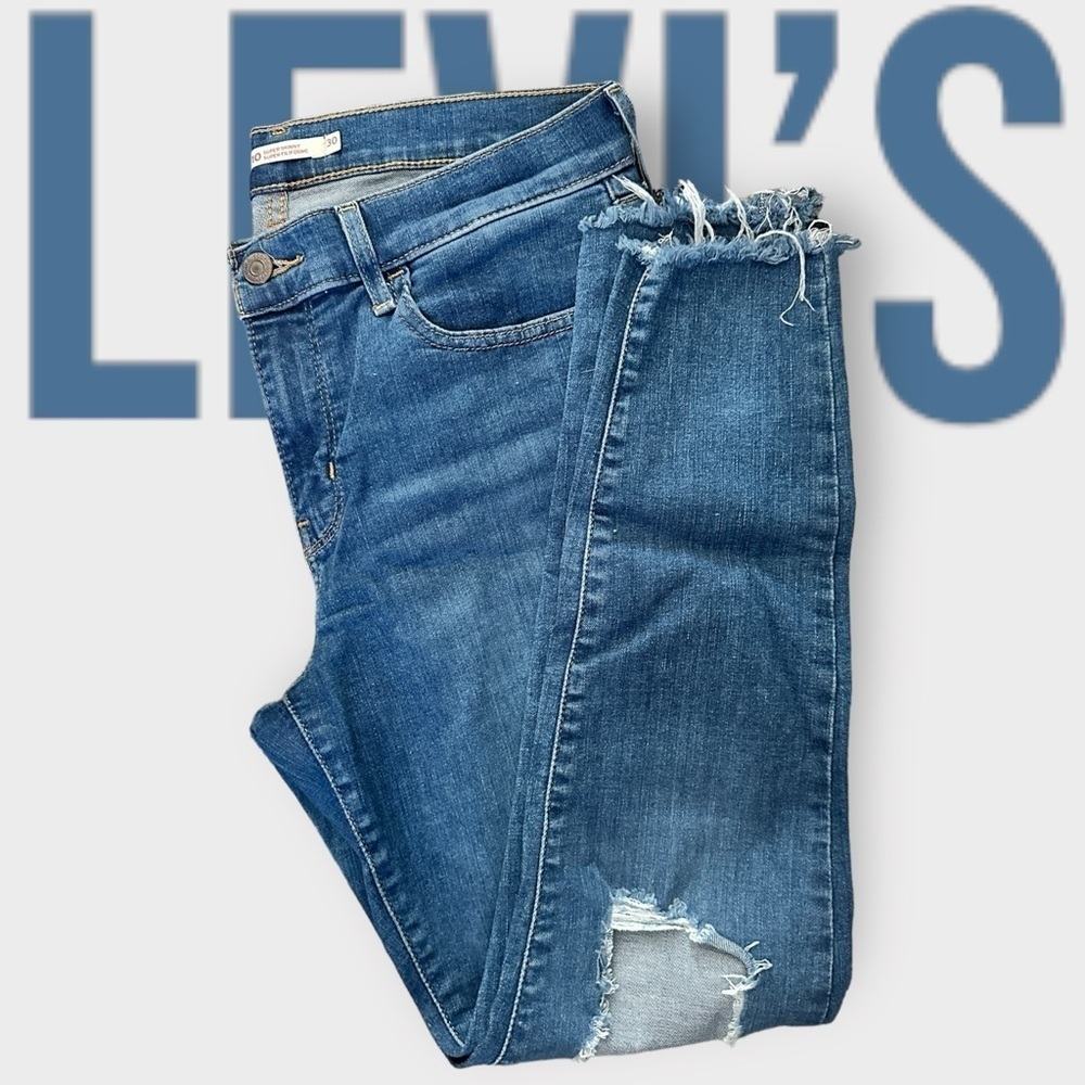 Women's Levi 710 Super-Skinny Jeans | 30x30 - Picture 2 of 12